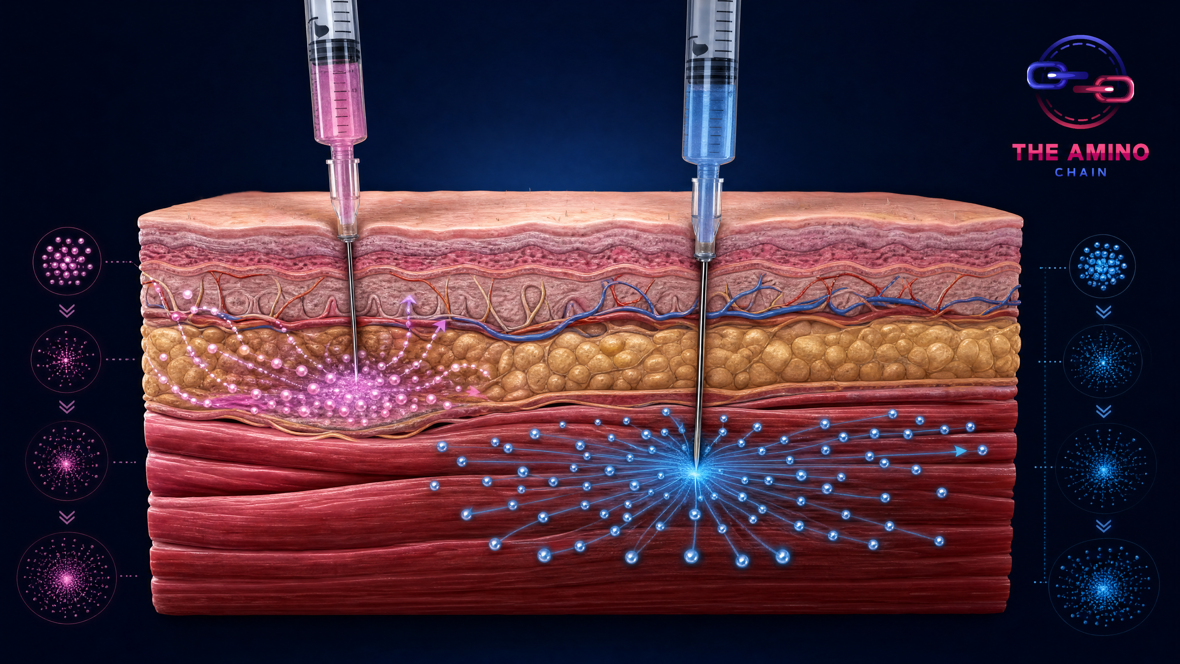 Subcutaneous vs Intramuscular: How Administration Route Affects Peptide Research